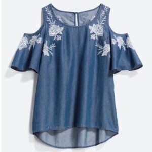 Kut From the Kloth Cold Shoulder Shirt